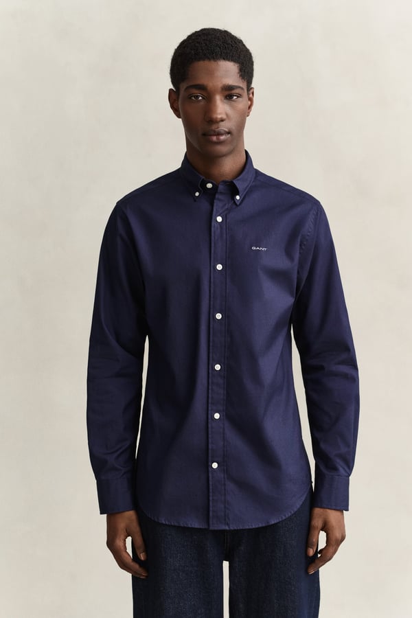 Miniatyrbild 6 av 9: Gant 3000300-410 Skjorta Button down-krage Långärmad Bomull