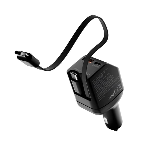 Miniatyrbillede 9 af 15: Mobile Origin MO-90CCH-CA22 oplader til mobil enhed Universel Sort Cigartænder Hurtig opladning Automatisk