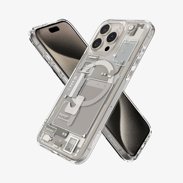 Pikkukuva 5 / 8: Spigen Ultra Hybrid Zero One (MagFit) matkapuhelimen suojakotelo 15,5 cm (6.1") Suojus Titaani