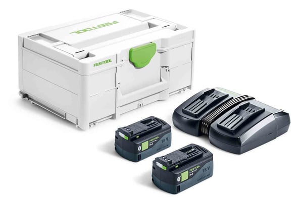 Miniatyrbillede 1 af 3: Festool 577707 ledningsfrit batteri / ledningsfri oplader Batteri- og opladersæt