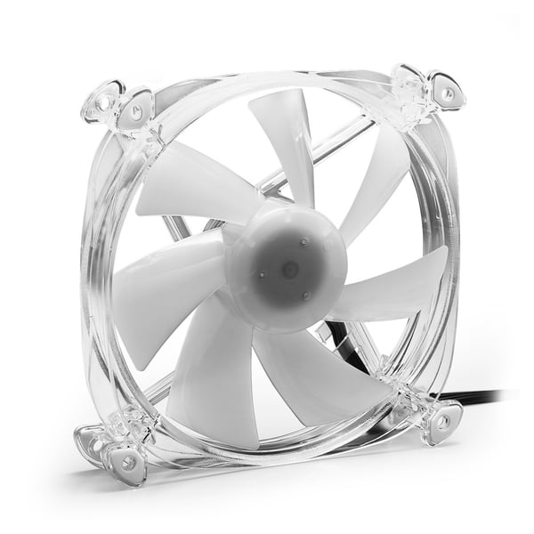 Miniatyrbild 2 av 3: Sharkoon Shark Disc Datorväska Fan 12 cm Transparent 1 styck