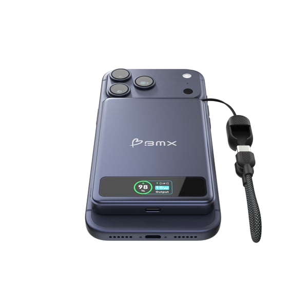 BMX - Better Mobile Xperience B939-05-BU powerbank Halvfast tilstand 5000 mAh Trådløs opladning Blå