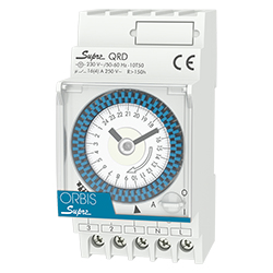 ORBIS OB290132N elektronisk tæller Hvid Daglig timer