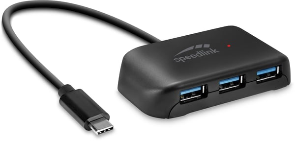 SPEEDLINK SNAPPY EVO USB 3.2 Gen 1 (3.1 Gen 1) Type-C 5000 Mbit/s Sort