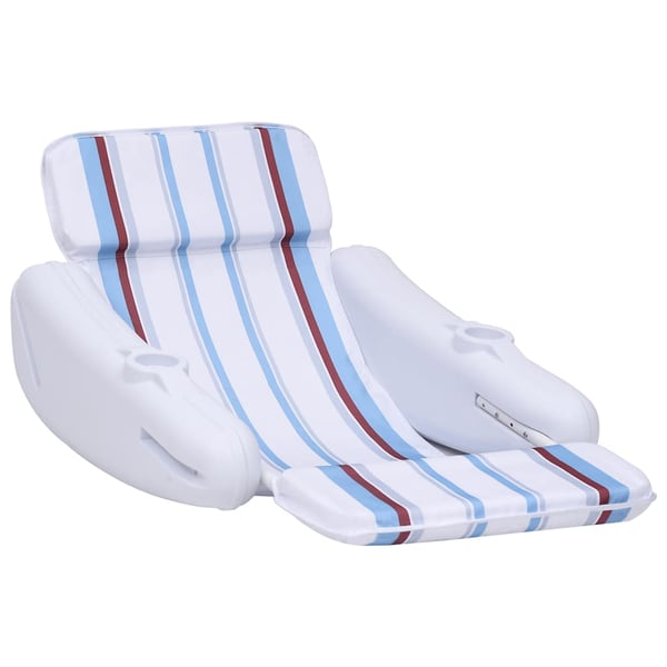 VidaXL 313993 maanpäällinen uima-allas Sininen, Ruskea, Valkoinen