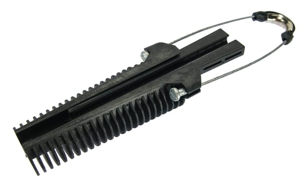 Extralink FIBER OPTIC CABLE CLAMP 2.3 kabelholder Sort 1 stk