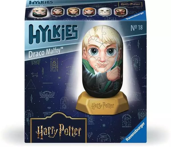 Miniatyrbillede 1 af 7: Ravensburger 3D Puzzle: Hylkies - Draco Malfoy 3D puslespil 54 stk Fjernsyn/film