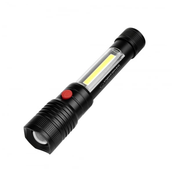 Esperanza Apate Svart Ficklampa LED