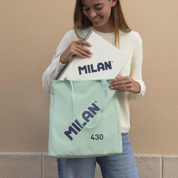 Miniatyrbillede 4 af 5: Milan 62102SNCGR indkøbstaske Grøn Mulepose
