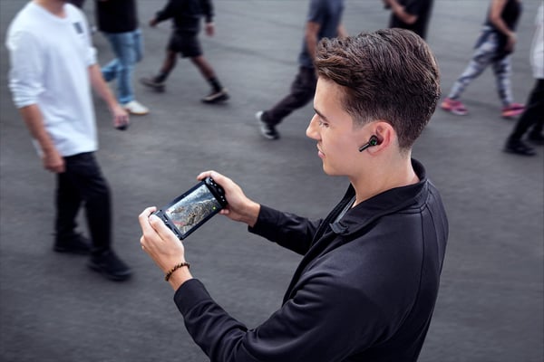 Razer Hammerhead HyperSpeed Kuulokkeet Langaton In-ear Pelaaminen Bluetooth Musta