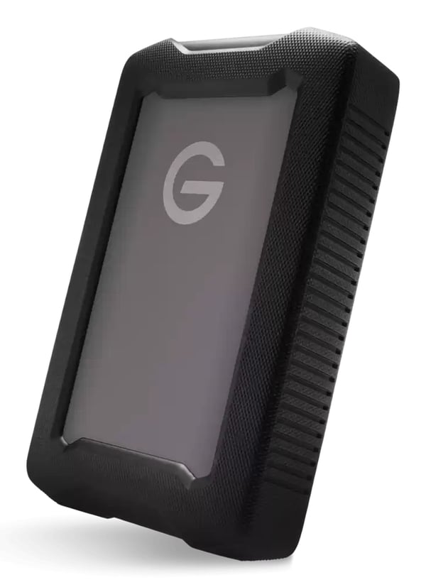 SanDisk G-DRIVE ArmorATD ekstern harddisk 6 TB 2.5" USB Type-C 3.2 Gen 1 (3.1 Gen 1) Sort, Grå
