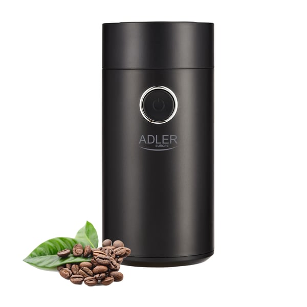 Kavamale Adler -kahvimylly AD4446bs 150 W, kahvipapukapasiteetti 75 g, kannen turvakytkin, musta (AD 4446bs)