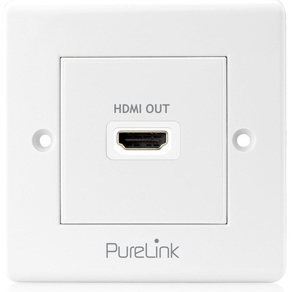 PureLink PureInstall PI100 stikkontakt HDMI Hvid