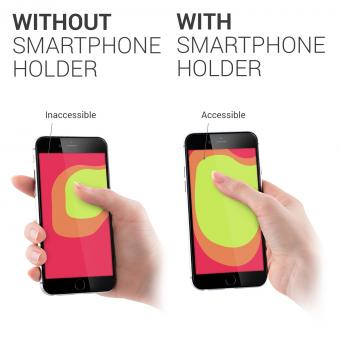 Pikkukuva 3 / 5: kwmobile 43381.01 teline/pidike Matkapuhelin/älypuhelin Musta