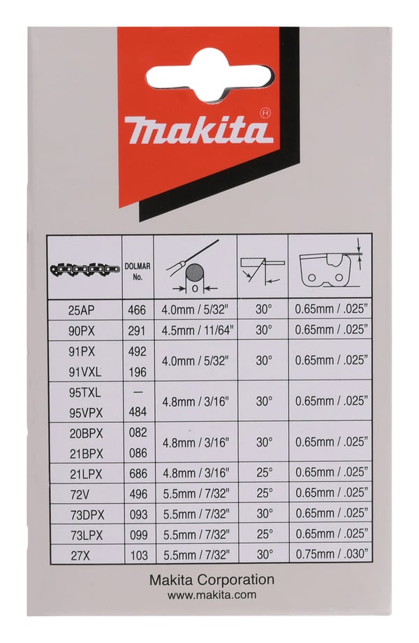 Miniatyrbillede 4 af 4: Makita 191H02-6 reservekæde til sav