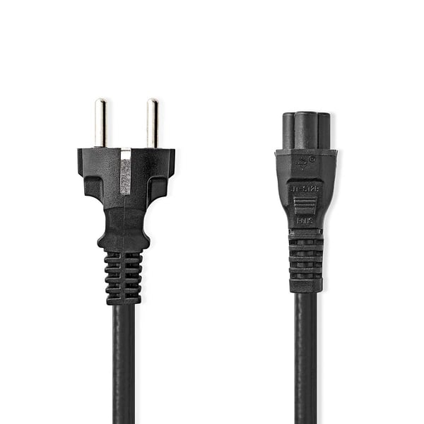 Miniatyrbillede 1 af 3: Nedis CEGL10130BK20 el-ledning Sort 2 m CEE7/17 CEE16/5