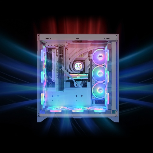 Miniatyrbillede 2 af 5: Thermaltake SWAFAN EX14 ARGB Computerkabinet Luftkøler 14 cm Hvid 3 stk