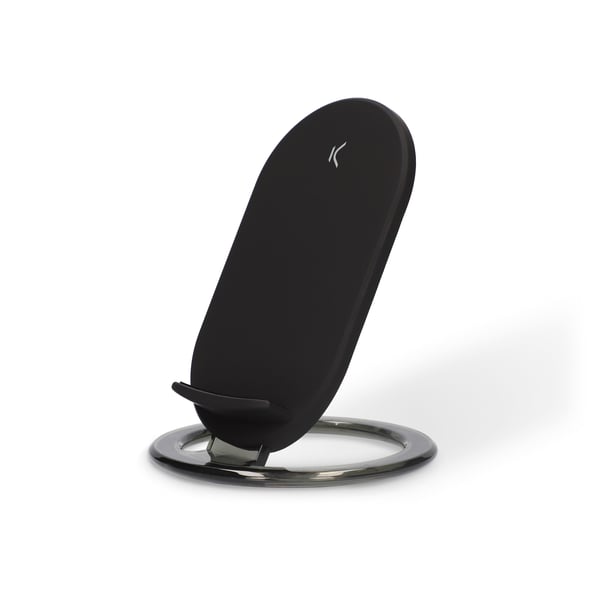 Ksix BXCQIFC01 mobiililaitteen laturi Älypuhelin Musta USB Langaton lataaminen Pikalataus Sisätila Ksix BXCQIFC01 mobiililaitteen laturi Älypuhelin Musta USB Langaton lataaminen Pikalataus Sisätila