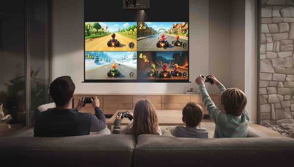 Miniatyrbillede 8 af 17: Optoma UZ38X 3800 ANSI lumens DLP UHD 4K (3840x2160) Sort