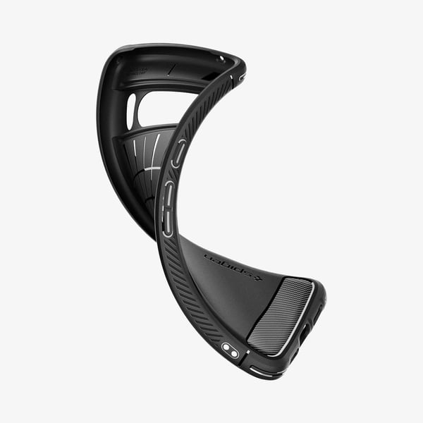 Spigen Rugged Armor mobiltelefonfodral 17 cm (6.7") Mobilskal Svart