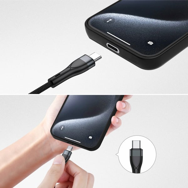 4smarts 541023 USB-kaapeli 1,2 m USB A/USB C USB C/Micro USB-A/Lightning 15 W Musta