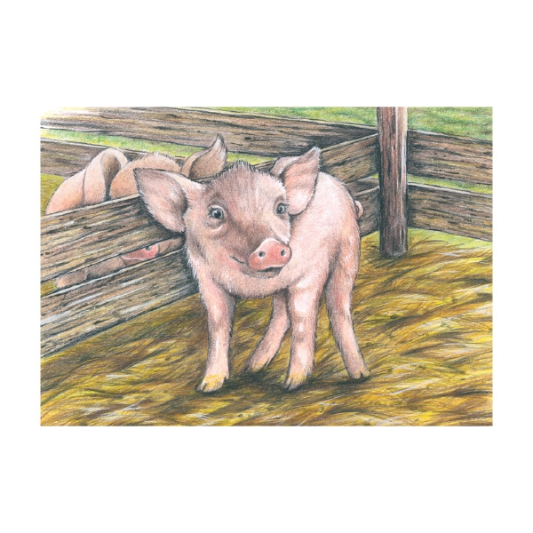 Miniatyrbillede 3 af 7: Goki 57607 puslespil Blok puslespil 9 stk Farm