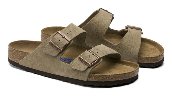 Miniatyrbillede 1 af 7: Birkenstock Arizona Sandaler Hanstik Gråbrun