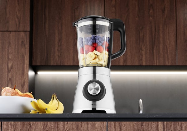 Trisa Electronics Vario Power Mix 1,75 l Bänkmixer 1000 W Svart, Silver