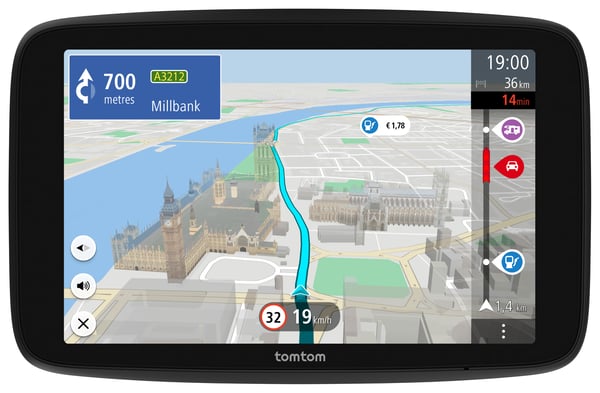 Miniatyrbild 1 av 2: TomTom GO Camper Max navigatorer Fast 17,8 cm (7") Pekskärm 400 g Svart