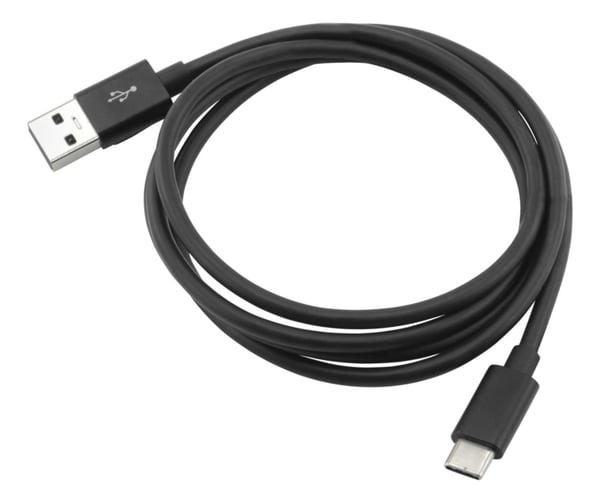 Miniatyrbillede 2 af 4: Ansmann 1700-0080 USB-kabel USB 2.0 0,12 m USB A USB C 5 Gbit/sek. Sort
