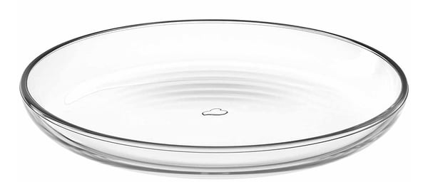 Miniatyrbillede 3 af 4: LEONARDO CUCINA Middagstallerken Rund Glas Transparent 4 stk
