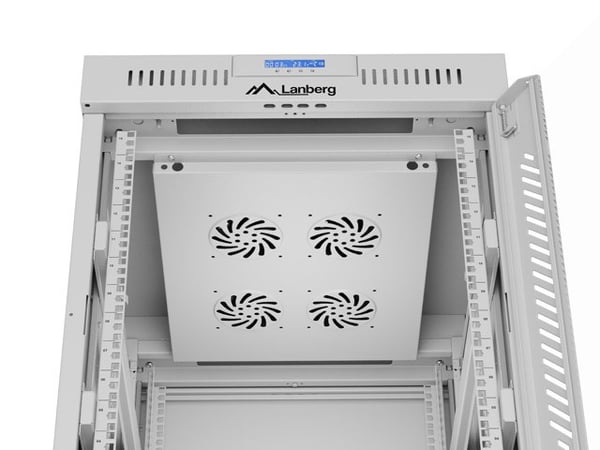 Lanberg FF01-6815-12SL rack 15U Fristående rack Grå