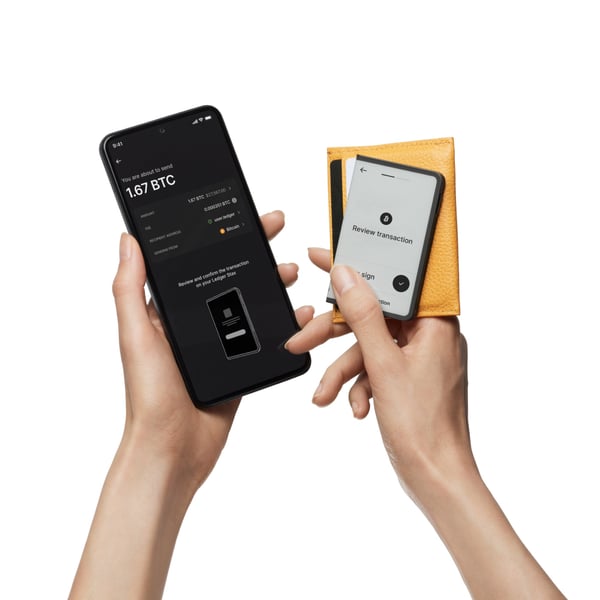 Ledger Stax Crypto Sort, Hvid