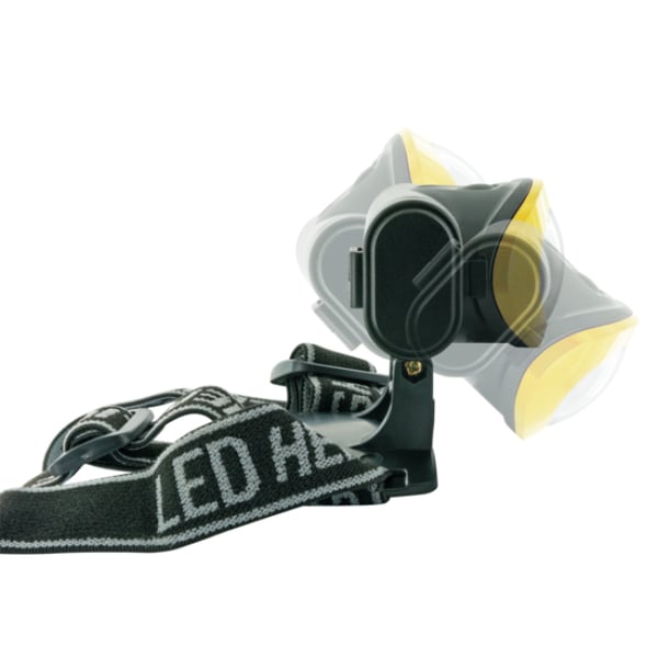 Schwaiger WLED 40 Svart, Gul Pannbandsficklampa COB LED