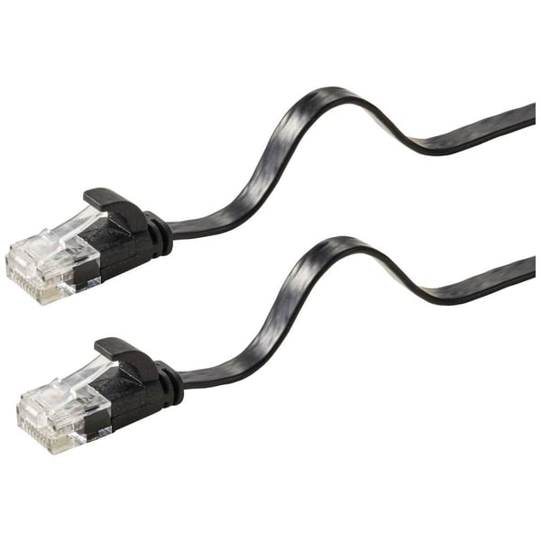 Renkforce RF-5771530 netværkskabel Sort 0,5 m Cat6 U/UTP (UTP)