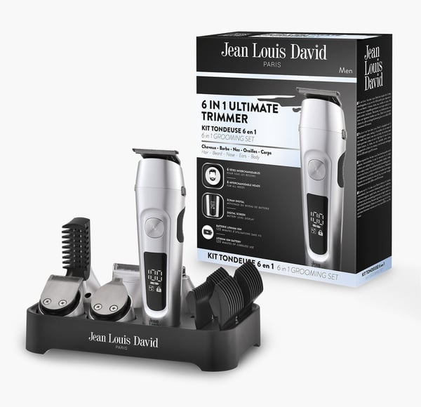 Miniatyrbillede 4 af 5: Jean Louis David 6 in 1 Ultimate Trimmer Rustfrit stål Lithium-Ion (Li-Ion)