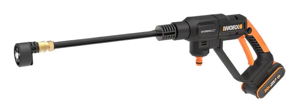 WORX WG621E högtryckstvätt Kompakt Batteri 185 l/h Svart, Orange