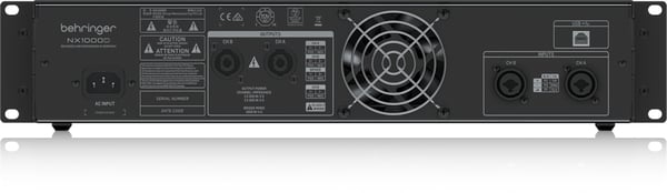 Behringer NX1000D äänenvahvistin Esitys/lava Musta