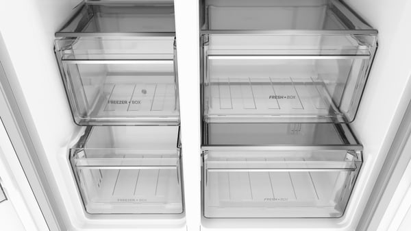 Miniatyrbild 4 av 7: Teka RLF 74930 WH Kombinerad kyl/frys side-by-side Fristående 529 l Vit