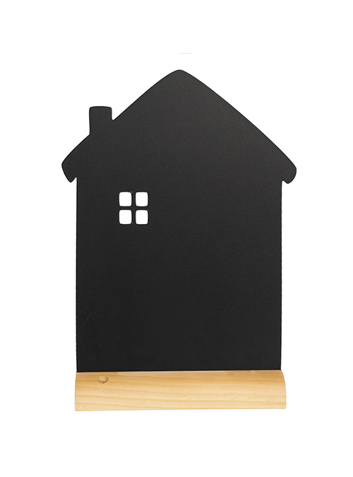 Miniatyrbild 1 av 4: Securit FBT-HOUSE griffeltavlor Svart Melamin, Furuträ, Harts, Stål