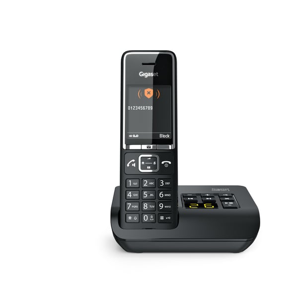 Miniatyrbillede 7 af 19: Gigaset COMFORT 550A Analog/DECT-telefon Nummervisning Sort