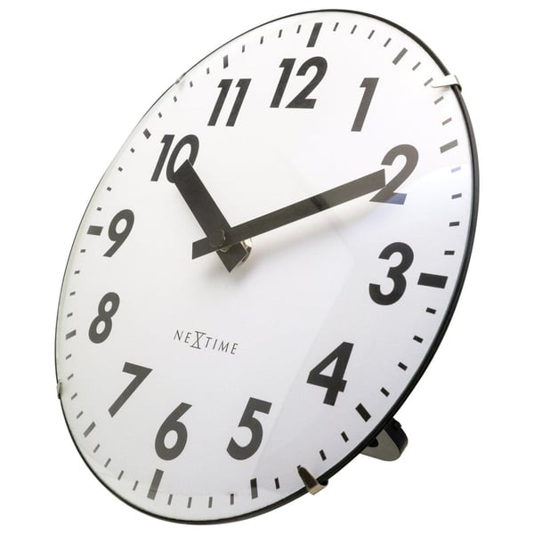 NeXtime Duomo Mini Kvartsur Rund Hvid