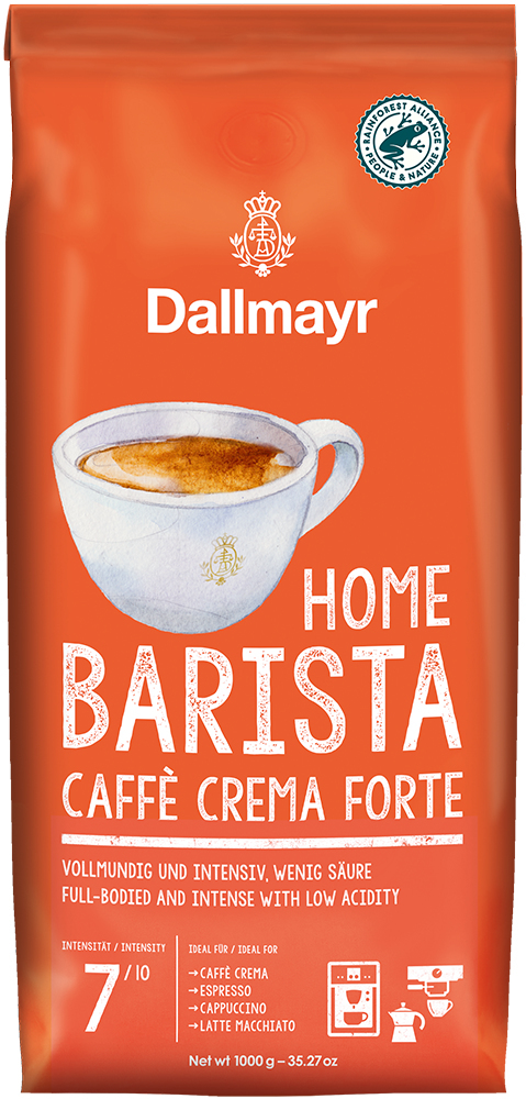 Dallmayr Barista Caffe Crema Forte hela kaffebönor 1 kg Dallmayr Barista Caffe Crema Forte hela kaffebönor 1 kg