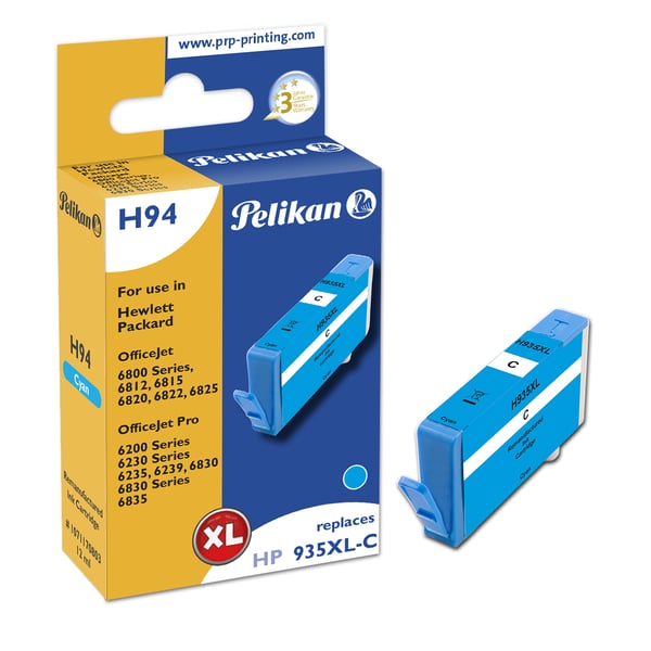 Pelikan H94 Cyan bläckpatroner 1 styck Kompatibel Hög (XL) avkastning