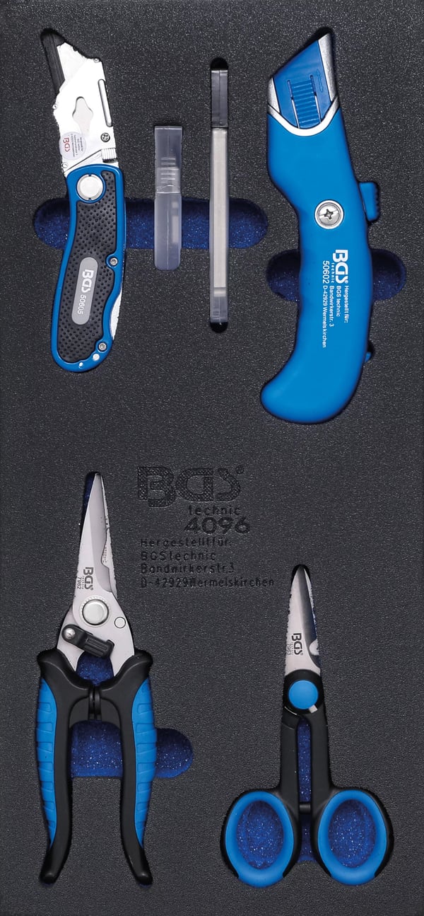 Miniatyrbild 1 av 2: BGS technic Tool Tray 1/3: Knife and Shears Set