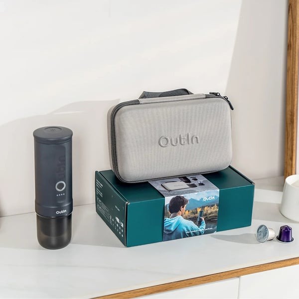 Miniatyrbild 5 av 6: OutIn Nano Traveler Espresso Set Rymdgrå