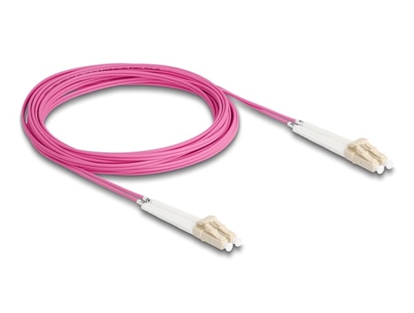 DeLOCK 88090 InfiniBand og fiberoptisk kabel 5 m LC Violet