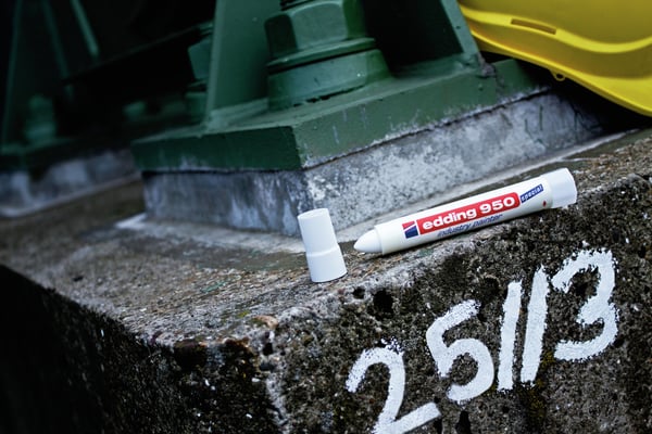 Miniatyrbillede 2 af 14: Edding 950 speedmarker Projektilspids Hvid 1 stk