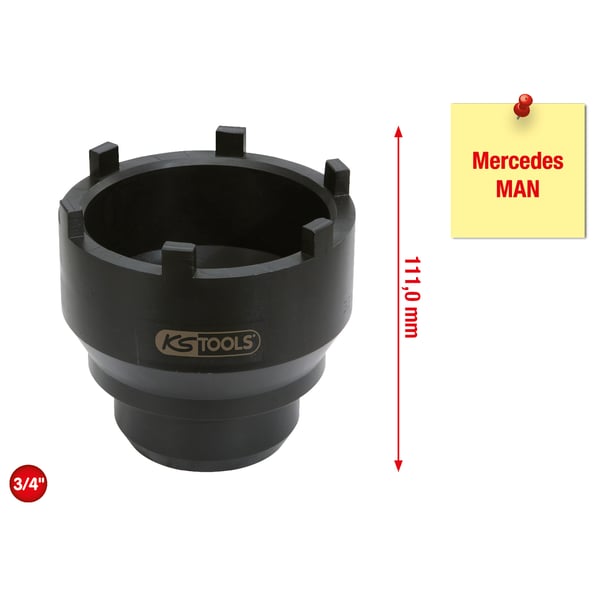 Miniatyrbillede 1 af 2: KS Tools 450.0168 stiksæt Sokkel