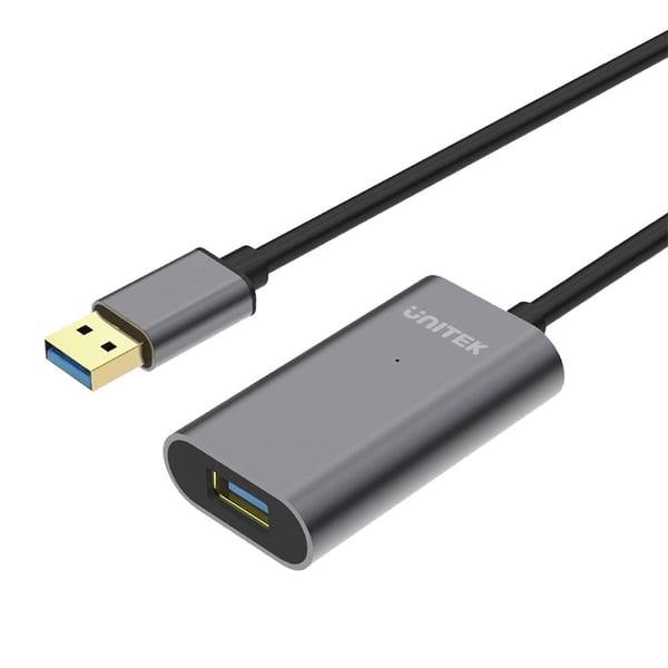 UNITEK Y-3005 USB-kaapeli USB 3.2 Gen 1 (3.1 Gen 1) 10 m USB A 5 Gbit/s Harmaa UNITEK Y-3005 USB-kaapeli USB 3.2 Gen 1 (3.1 Gen 1) 10 m USB A 5 Gbit/s Harmaa